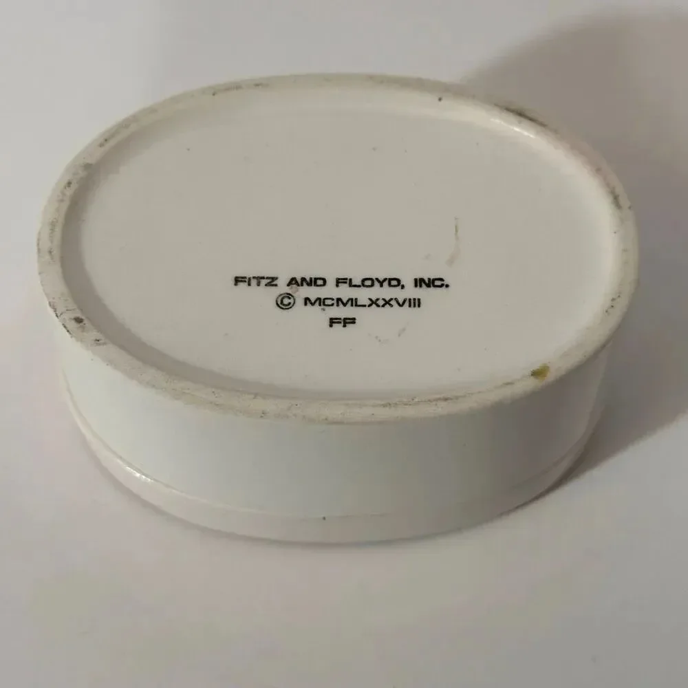 Fitz and Floyd Trinket Box 1978